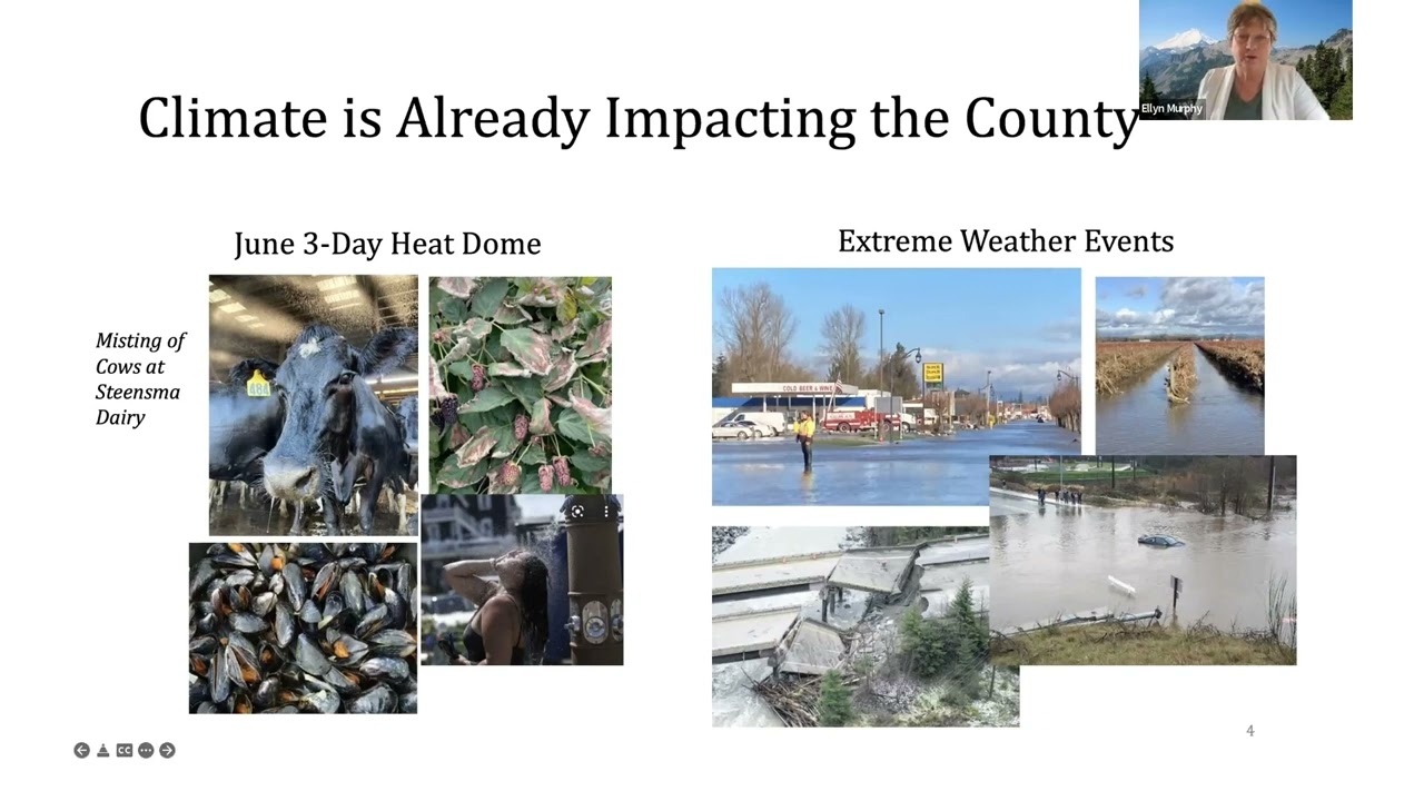 January 26, 2022:  Whatcom County Climate Challenges