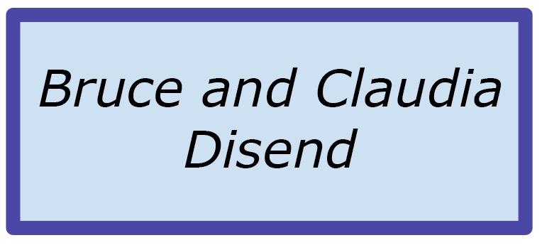 Bruce and Claudia Disend